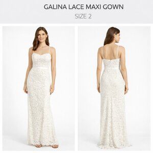 Galina Lace Maxi Gown Size 2